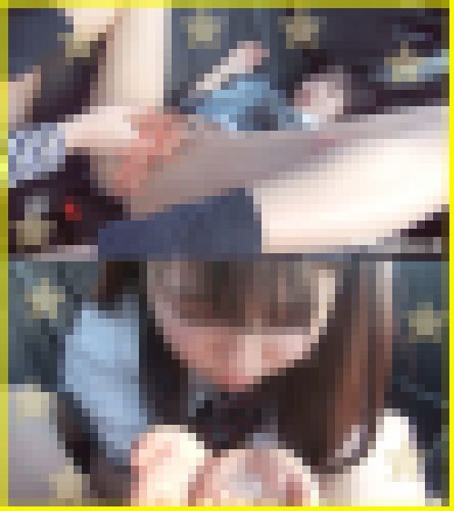 超絶可愛いJ☆が生チ○ポを下のお口でいただきますｗガマン汁はダラダラで少し漏れちゃったｗ【素人★おしゃぶり女子○生 17番】　サンプル画像3