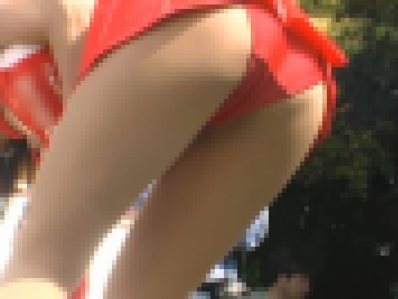 【HD版ヒラヒラスカートと太もものエロさたまらん】S級キャンギャルのローアングル舐め撮り vol.108 サンプル画像