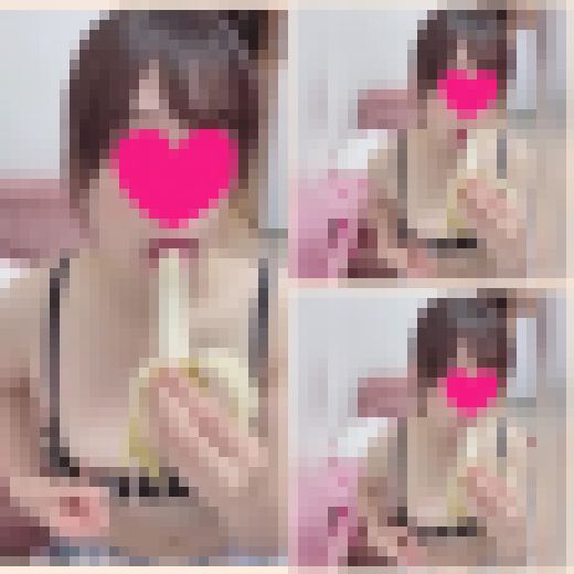 【フェラチオ】S級に可愛い子がバナナを使って練習しています（mp4）　サンプル画像1