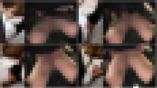 [痴〇×下着泥棒]紐パンを盗まれるOL。ノーパンタイツに手をぶっこまれ我慢できず絶頂直前に降車。　サンプル画像2