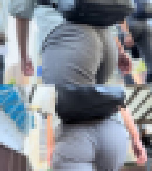 歩行記録0133「清楚系美人OLのプリ尻を階段追尾」　サンプル画像1