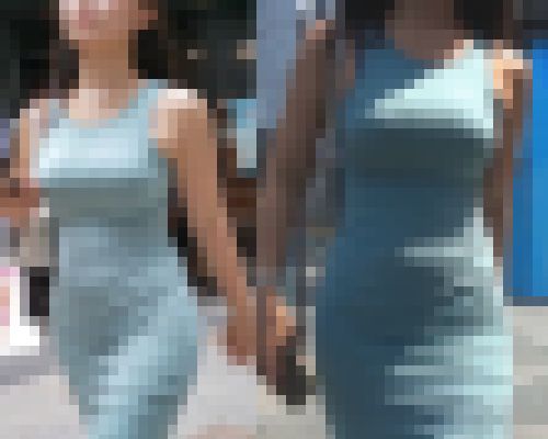 高画質 乳揺れ巨乳のパンツライン尻のタイトスカート　サンプル画像2