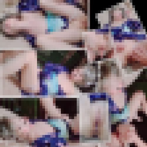 【17分★ド迫力中出し】涼しげな白肌銀髪浴衣しょうじょのとろける膣内に濃厚中出し　サンプル画像1