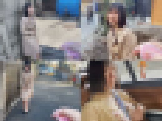 【就活生ＪＤ①】大人しそうなＪＤを野外リモバイ徘徊へ連れ回し！ストレス発散の郊外露出でまさかの２連続中出し青カンに悶絶イキ！【個　サンプル画像1