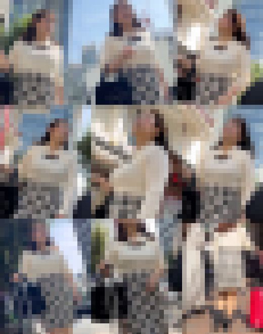 【通スピ＆スロー】しっかり重そう！小柄で可愛い着衣巨乳様をロックオン！　サンプル画像1