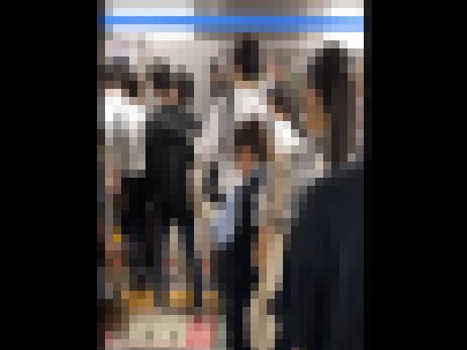 素人痴漢日記８８TRAIN目★超ミニマムポニテ女子の生態　サンプル画像1