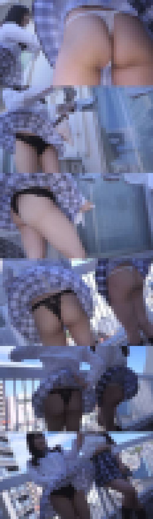 超高画質FHD動画 モンロー女●高生!暴風でパンツ丸見え サンプル画像2