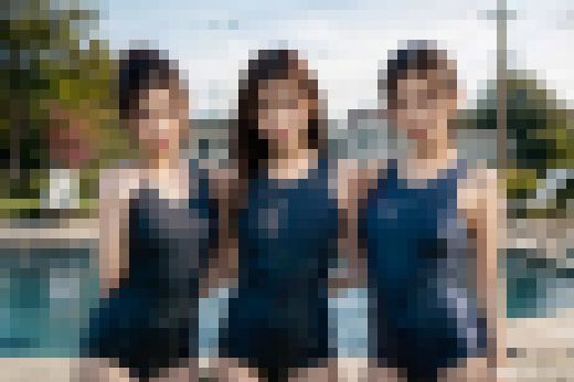 【オナニー音声付】スク水のち全裸の水着撮影会に行ってきた　サンプル画像1