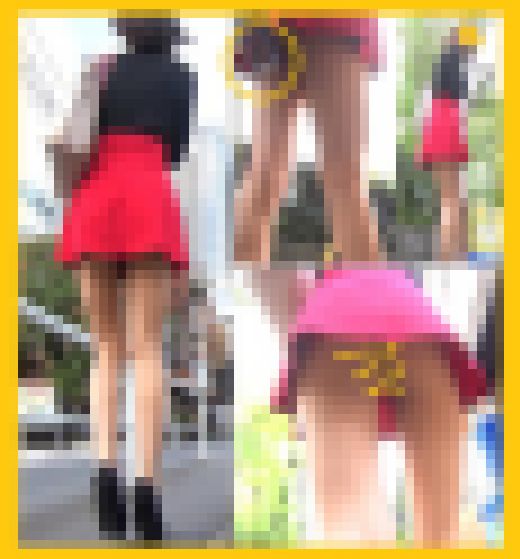 ◆◇スマホ撮りの現場wwお姉さんのTバックを逆さ撮り！高画質Ver◆◇ サンプル画像