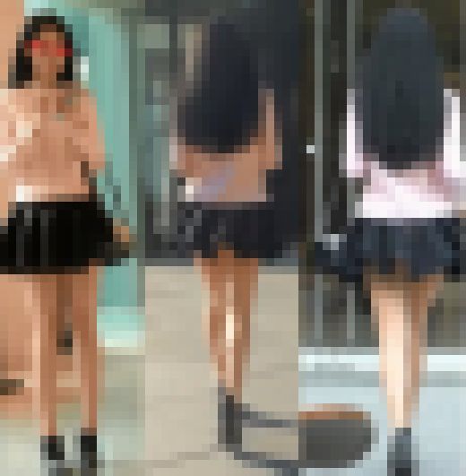 【パンチラ仕様の超ミニスカートを穿いたお姉さんを盗撮ww！！】 サンプル画像