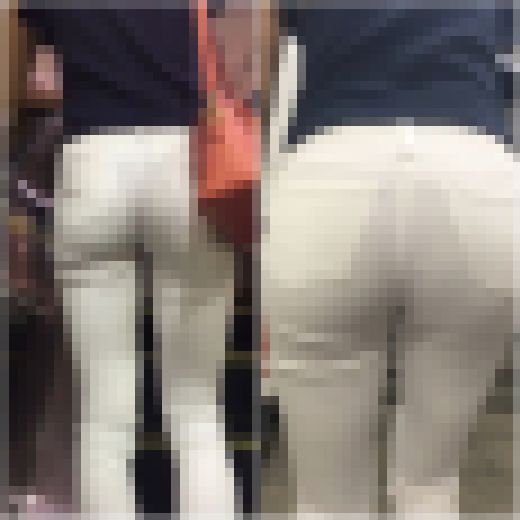 「ヒップライン丸出しホワイトスキニーデニム」(2名)」　サンプル画像2