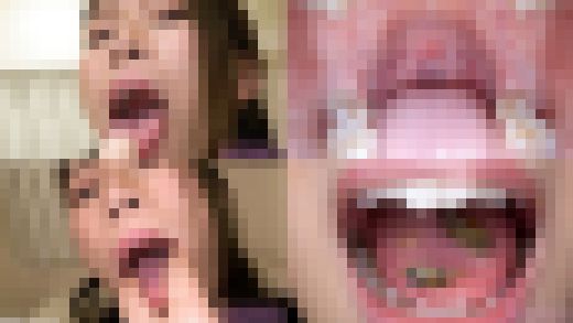 【口内フェチ】二宮和香のマニアックな口内観察・口内フェチプレイ！【丸吞み】　サンプル画像1