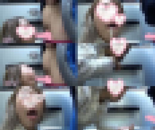 【個撮】野外で即尺～大量口内発射☆22歳ギャル美容師優香ちゃん　サンプル画像1