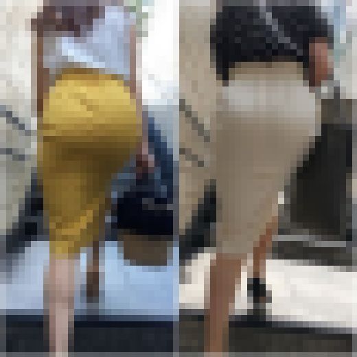 「満月のようなまん丸の桃尻OL(2名)」　サンプル画像1