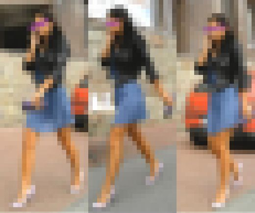 【神風パンチラ】大胆なパンティが露わになったwwwお姉さんを盗撮！　サンプル画像1