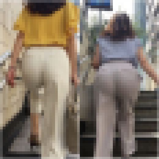 「Tラインからハミ出すお尻の肉(2名)」　サンプル画像3