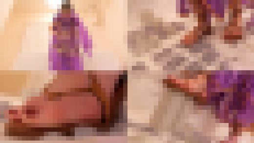 【巨大娘】巨大なランプの精がご主人様の願いを叶えるために素足で街を踏み潰して蹂躙　後編【永野つかさ】　サンプル画像1