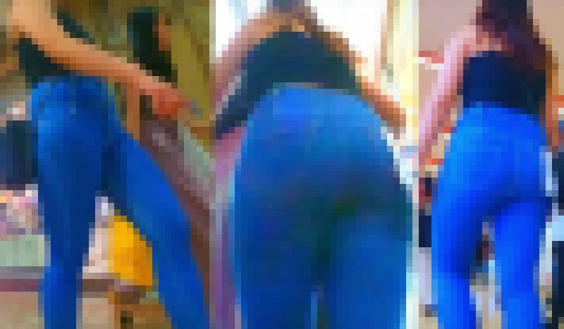 No.890ムチムチ桃尻＆太もものプルプル肉感が止まらないスケベ下半身に密着取材 サンプル画像