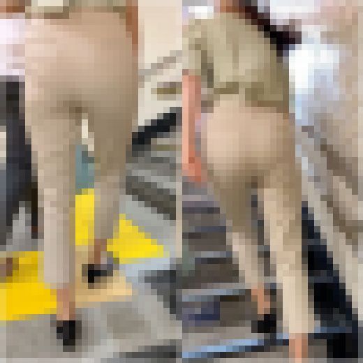 「勤務中なのに腕組みデートの美女と野獣カップル(1名)」　サンプル画像1