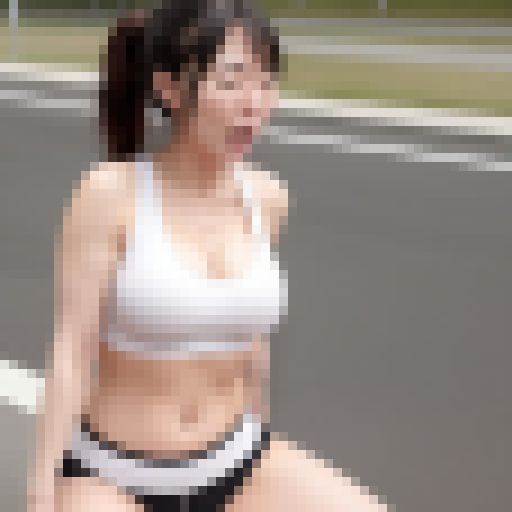 口をあけたスポーツママたち② 官能AI美女写真集 全150枚　サンプル画像1