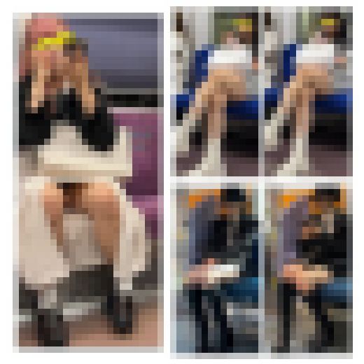 34分の脚フェチ580 電車内で真上・対面のマルチアングルで接写！14名の美人お姉さんのエロ過ぎる生脚美脚　サンプル画像3