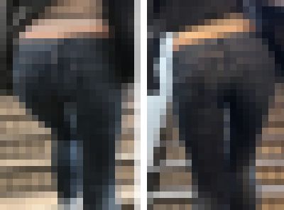 Rab09@スキニーデニム『色白でスベスベの素肌の腰チラは通常の3倍エロい！』 サンプル画像