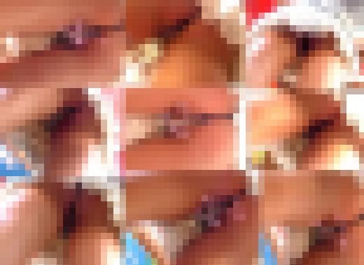 【これはヤバイ!お姉さんのハミ○ンギリギリ際どいパンチラを盗撮】 サンプル画像3