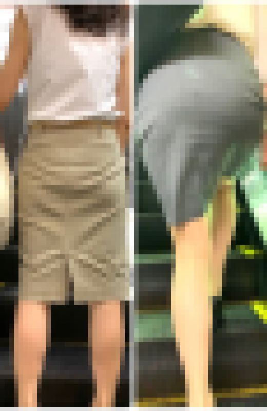 【OLシリーズ】５人登場！！様々なOLのお尻のシルエットを魅せます。【109】　サンプル画像2