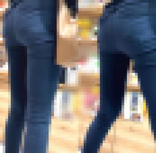 長身スリムで脚長すぎ 超絶モデル体型美女のぴっちり紺スキニー【街中風景081】 サンプル画像3