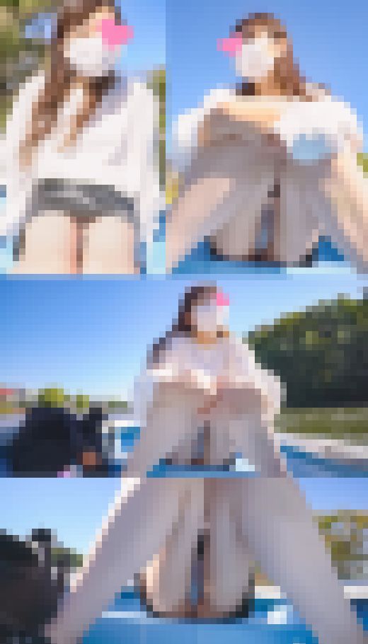 『ボートでデート』のニセTV番組企画でお嬢様なフレンチガーリー素人モデルさんのパンチラ撮影！　サンプル画像1