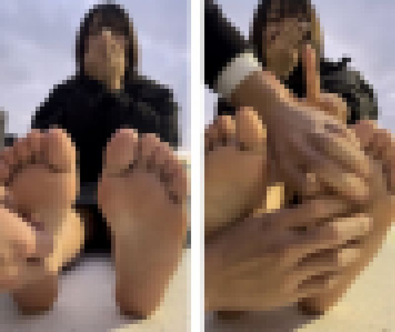 24.5cm美女、激弱足裏くすぐり!4分13秒 サンプル画像