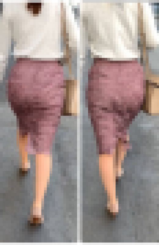 【OLシリーズ】タイトレーススカートを色っぽく履いたエロい女のデカ尻【135】　サンプル画像1