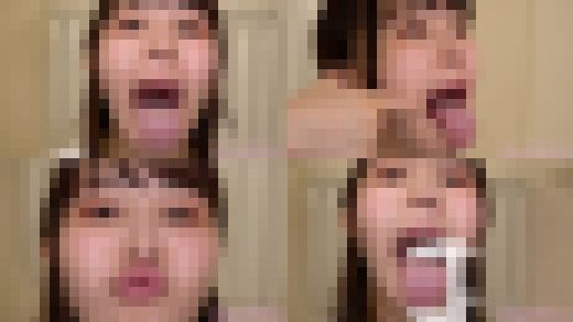 【舌フェチベロフェチ】幾田まちのエロ長い舌と口内をじっくり観察　サンプル画像1