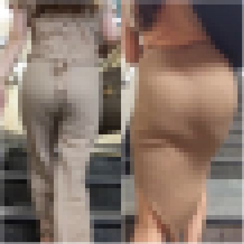 「感触なさそうな柔らかさの尻肉モデル2選」 サンプル画像