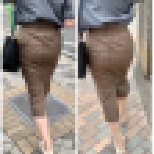 【OLシリーズ】デカ尻エロスレンダー体型の美尻OLの街中闊歩シーン【145】 サンプル画像