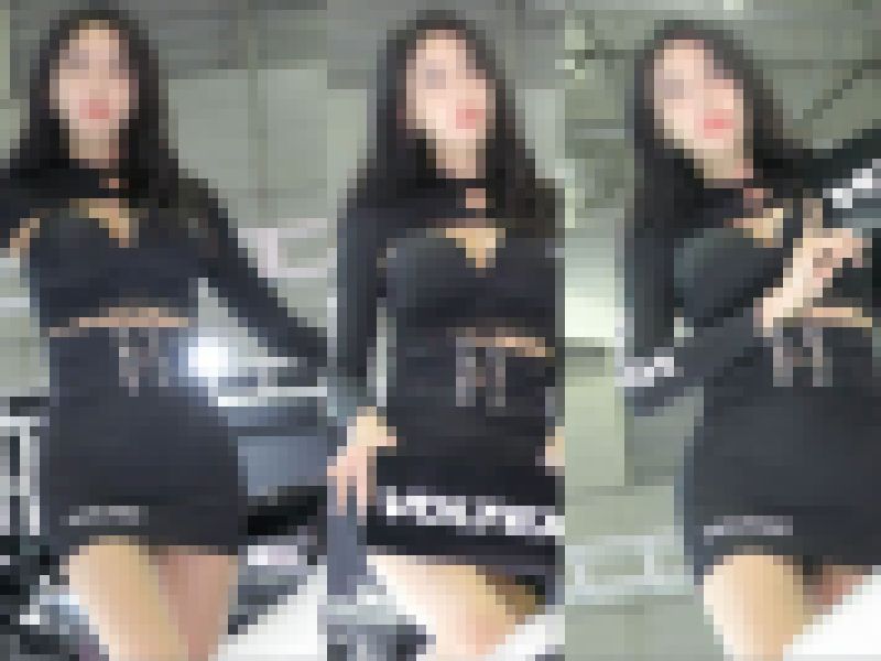 【4Kフェチ動画】タイトなミニスカから伸びる美脚とデ●タゾーン！黒髪巨乳のエレガントな最上級美女のコンパニオン サンプル画像