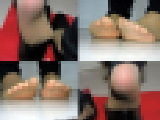 パンストのラメと臭、香ばしきつま先と踵！ラメパンスト編・2【個撮】　サンプル画像1