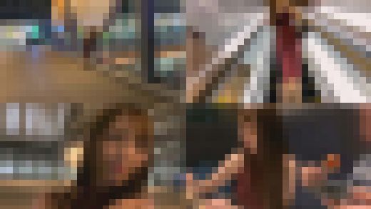 ひまり(24)店で下着を露出！誰もが目を奪われる痴女い高級女　サンプル画像1