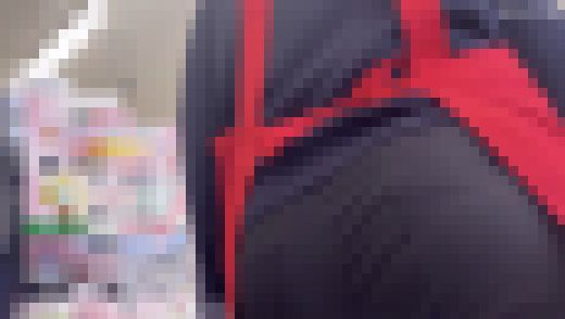 【スーパー店員のメガトン尻】これぞデカ尻！黒スキニーのメス豚ケツに勃起がおさまらないw　その4【4K】　サンプル画像3