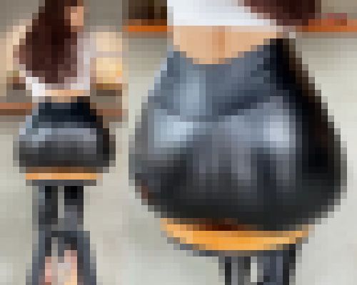 【高画質】カフェバーのレザーピタパンPライン尻 サンプル画像2