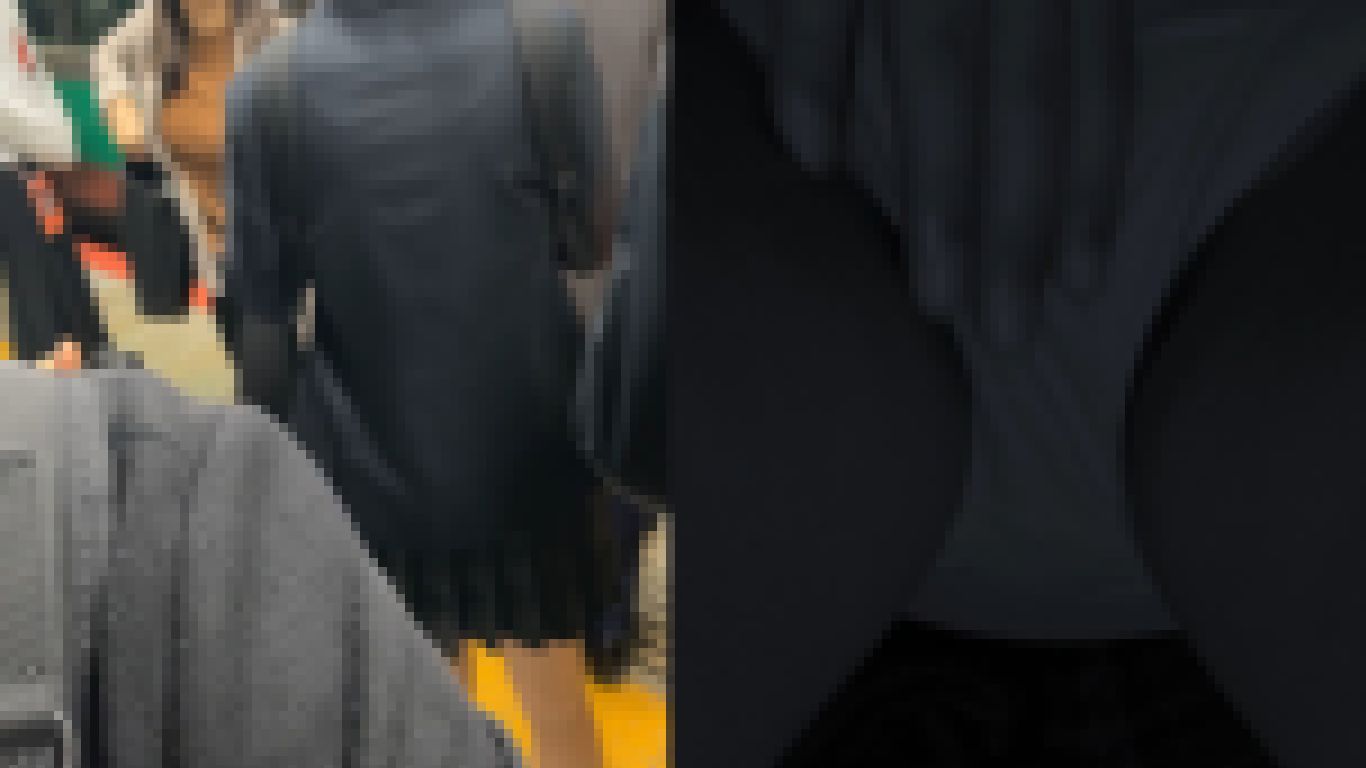 素人痴漢日記１０６TRAIN目★緑チェックスカート女子の生態 サンプル画像