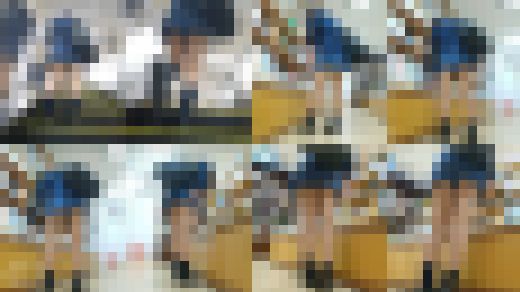 ミニスカウォッチング53　黒P2人　サンプル画像1