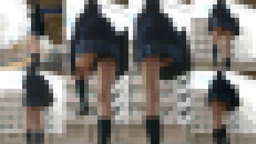 ミニスカウォッチング53　黒P2人　サンプル画像3