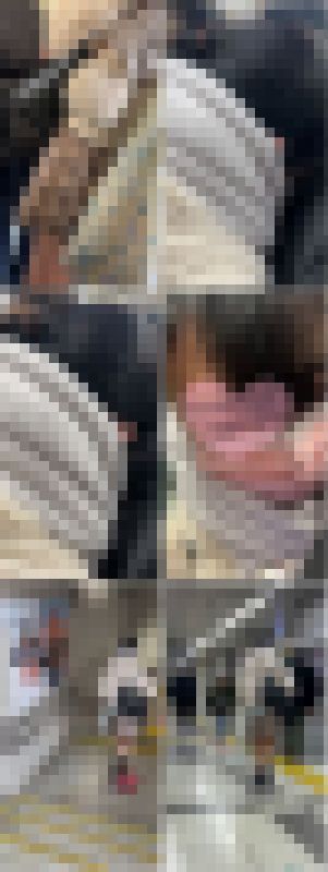 ★特典案内有り★梟の痴漢報告088（朝の最強でチェックミニ私服Kに集団痴漢）　サンプル画像1