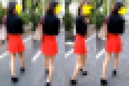 ◆◇調子に乗ってスマホを突っ込んだらwwバレた…お姉さんのTバックを逆さ撮り！◆◇　サンプル画像2