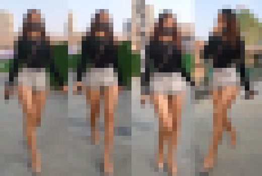 【お尻丸見えなショーパンを穿いたwwエロお姉さん二人を盗撮！！】　サンプル画像2