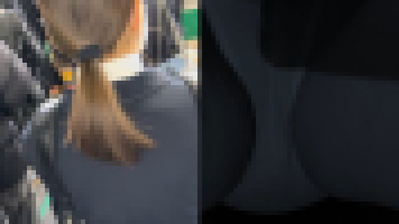 素人痴漢日記１０８TRAIN目★色白な薄茶髪女子の生態 サンプル画像