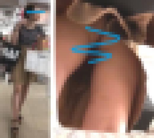 エロパンティ着用お姉さんの股下から盗撮 サンプル画像