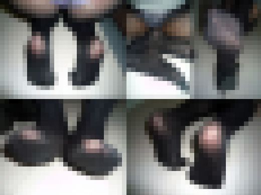 みやさんの勤務後の香しきヒールとリアル臭！黒スト編・3【個撮】　サンプル画像1