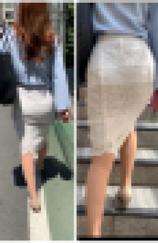 【OLシリーズ】AVに出てきそうなエロギャルOLのデカいビッチエロ尻の階段シーン【184】　サンプル画像3